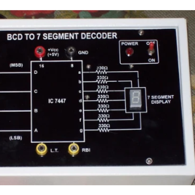 Buy Bcd To Seven Segment Decoder Trainer Kit Get Price For Lab Equipment